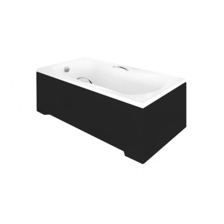Vasca VANESSA 130/140/150/160/170 x 70 cm con grembiule nero