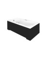 Vasca VANESSA 130/140/150/160/170 x 70 cm con grembiule nero