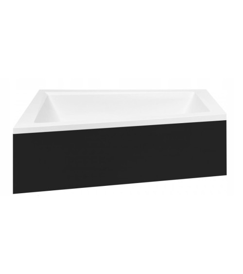 copy of Baignoire d'angle DROITE INTIMA 150 ou 160 cm AVEC TABLIER NOIR