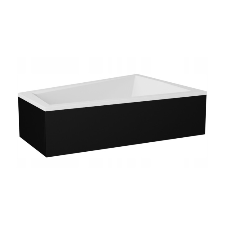copy of Baignoire d'angle Gauche INTIMA DUO en 170 ou 180 cm tablier noir