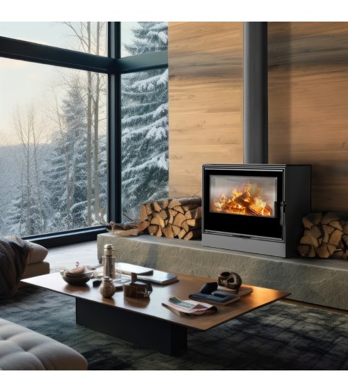 Poele à bois KARI 8Kw