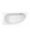 copy of Baignoire d'angle MARINA angle DROIT avec tablier NOIR