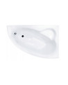 Baignoire d'angle NATALIA DROITE avec tablier NOIR