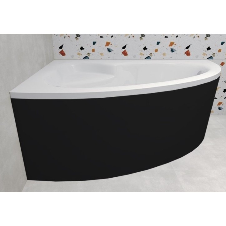 copy of Baignoire d'angle NATALIA DROITE avec tablier NOIR