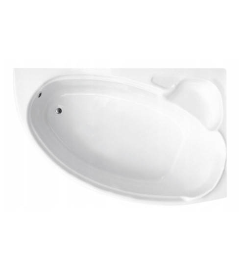Vasca da bagno angolare NOVA 140/155/170cm destra con grembiule nero