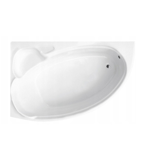 Baignoire d'angle NOVA 140/155/170cm GAUCHE avec tablier noir