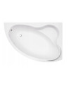 Bañera rinconera ORIEGO MAXI 140x90 cm derecha con delantal NEGRO