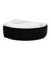 copy of Baignoire d'angle DELFINA 166 X107CM droite avec tablier noir