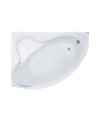 copy of Baignoire d'angle DELFINA 166 X107CM droite avec tablier noir