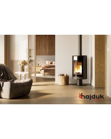 Poêle à bois ARCO noir