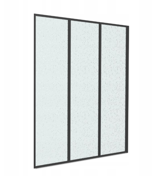 Baignoire asymétrique INTEGRA 150/170 cm x 75 cm + pare baignoire