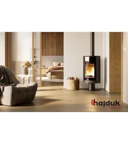 Poêle à bois ARCO blanc