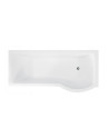 Baignoire INSPIRO tablier noir 160 cm + pare baignoire