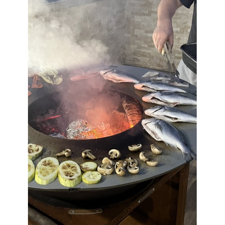 Barbacoa gris FIESTA ISLAND 100 cm