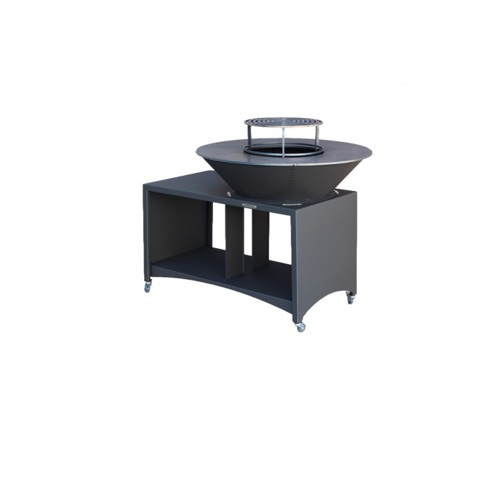 Barbecue FIESTA ISLAND GRIS 75 cm