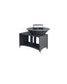 Barbecue FIESTA ISLAND cinzento 100 cm