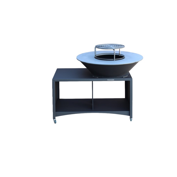 Barbecue FIESTA ISLAND cinzento 100 cm