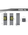 Poêle à bois PIXEL XL blanc