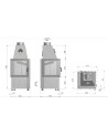 Bruciatore a legna angolare Smart 2L/PT 51 cm