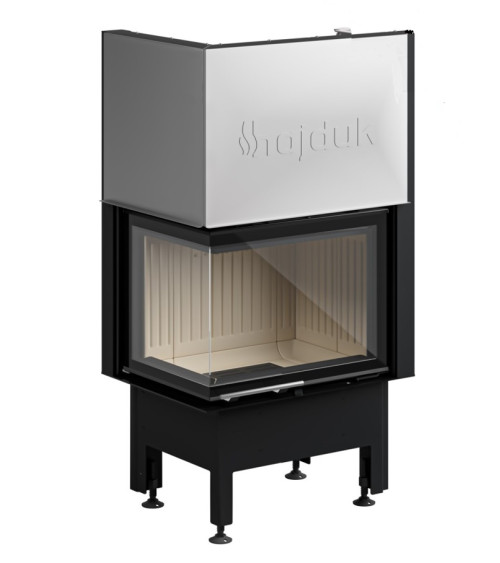 Insert à bois d'angle Smart 2L/PXTh 66 cm