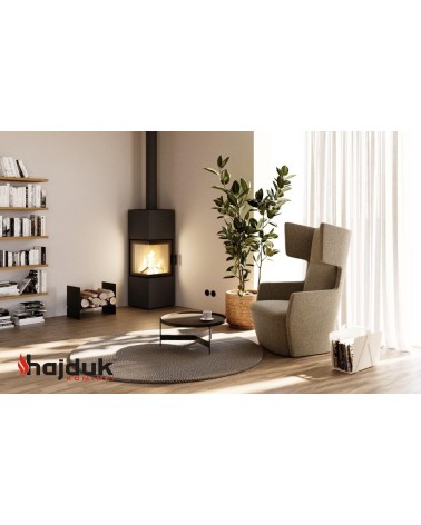 Poêle à bois PIXEL L noir