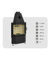 Insert à bois Prisma K 68 cm