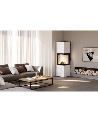 Poêle à bois PIXEL L blanc