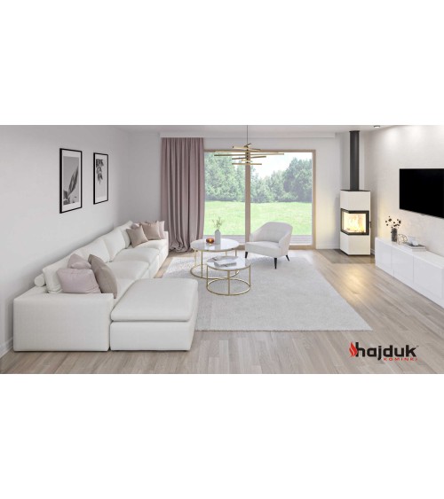 Poêle à bois PIXEL L blanc