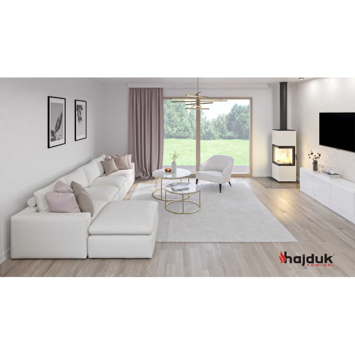 Poêle à bois PIXEL L blanc