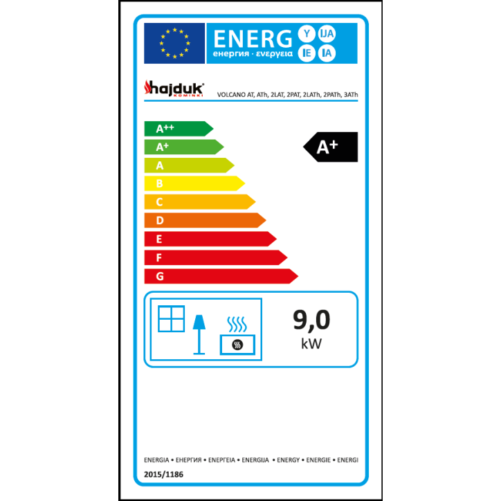 Fogão a lenha Volcano AT 79 cm Fogão a lenha Volcano AT 79 cm