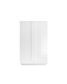 Argentier 2 portes JUPITER blanc laqué brillant 120 cm
