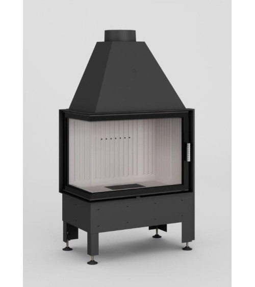 Insert à bois d'angle Volcano 2L/PT-S 73 cm