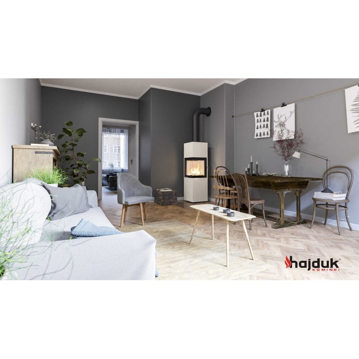 Poêle à bois PIXEL XL blanc