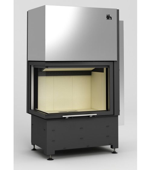 Insert à bois d'angle Volcano 2L/Ph 85 cm
