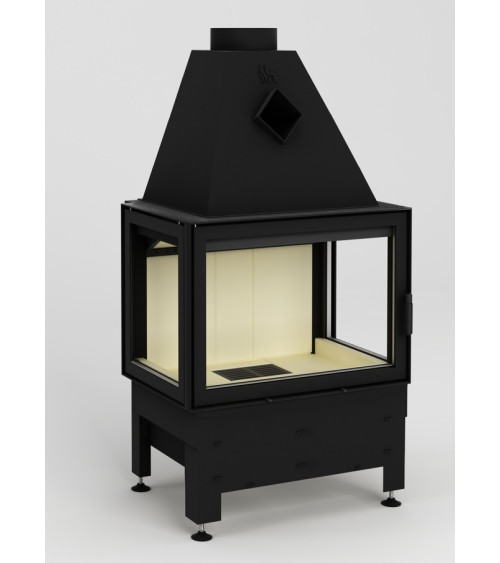 Insert à bois Volcano 3PL 67 cm