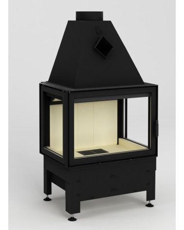 Insert à bois Volcano 3PL 67 cm
