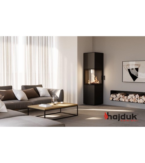 Poêle à bois PIXEL XXL noir