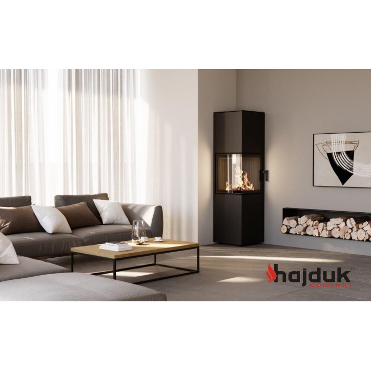 Poêle à bois PIXEL XXL noir