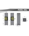 Poêle à bois PIXEL XXL noir
