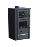 Poêle à bois & four TAURUS anthracite 60 cm - 12 kw