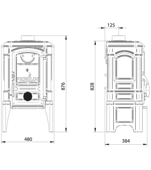 Poêle à bois Ferguss A HIGH - sans clapet