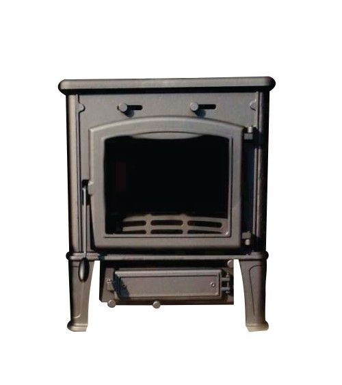 Poêle à bois L-SHORT straight avec clapet