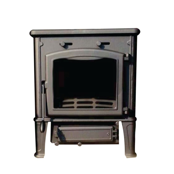 Poêle à bois L-SHORT straight avec clapet