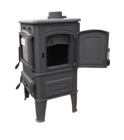 Poêle à bois L-SHORT straight-cook avec clapet