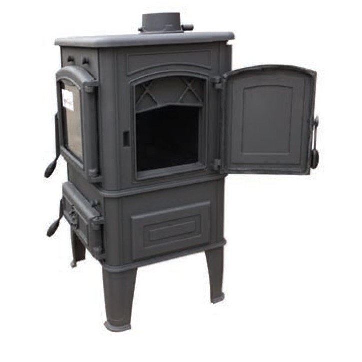 Poêle à bois L-SHORT straight-cook avec clapet