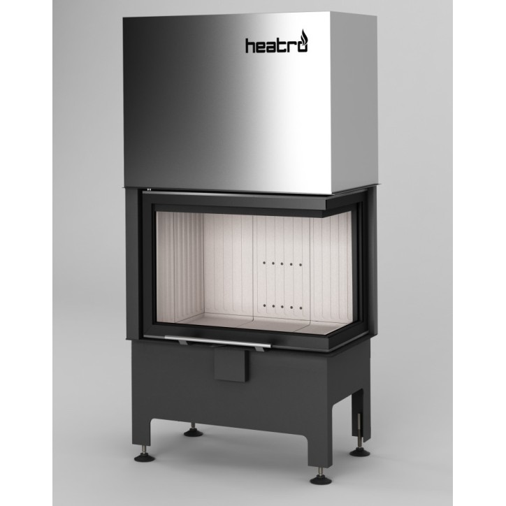 Fogão a lenha de canto Heatro 55L/PH - 71cm