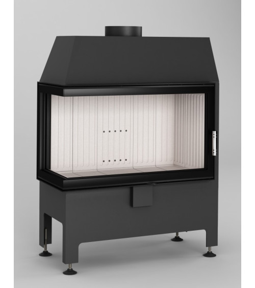 Bruciatore a legna angolare Heatro 69L/P- 80cm