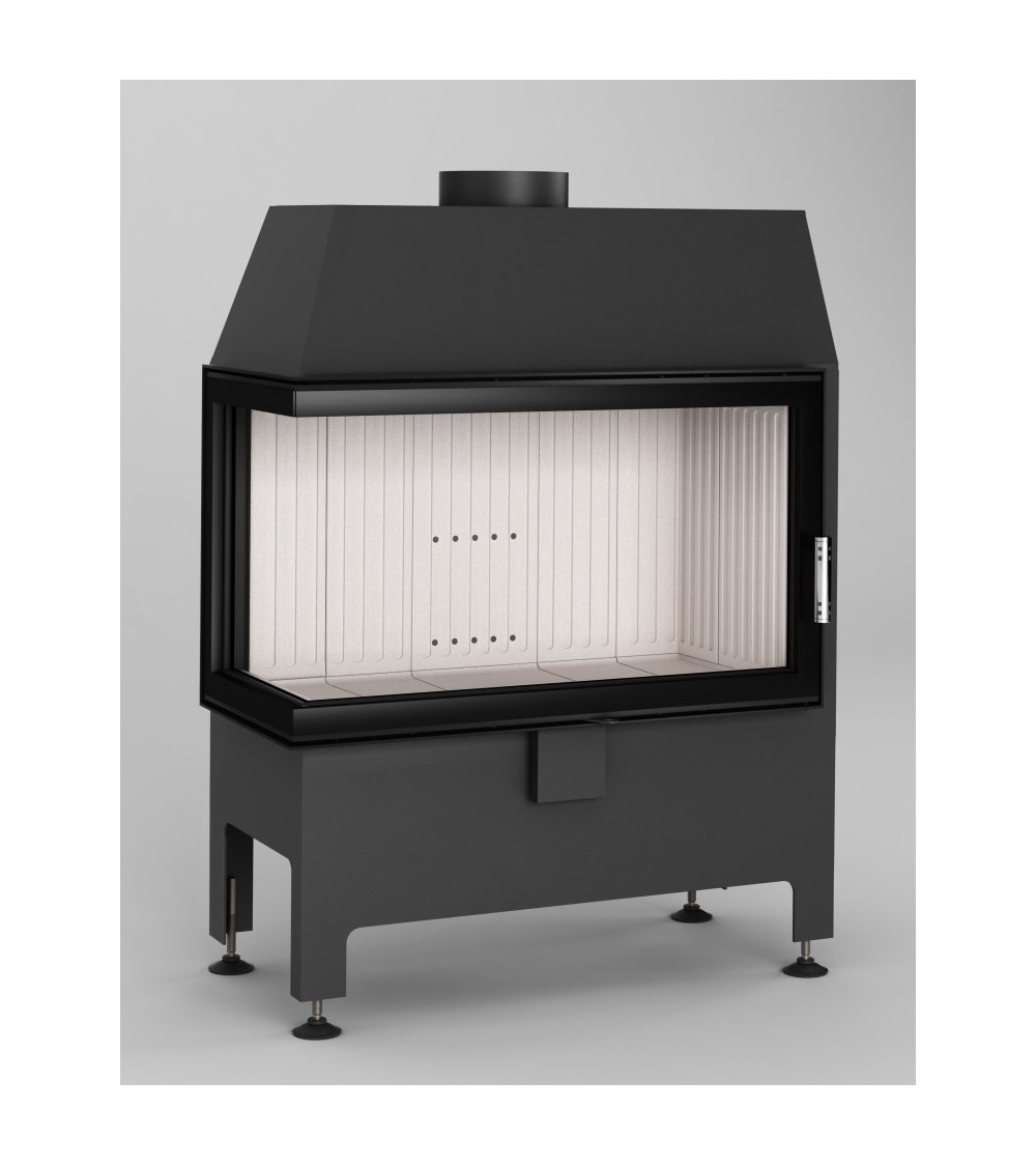 Bruciatore a legna angolare Heatro 69L/P- 80cm