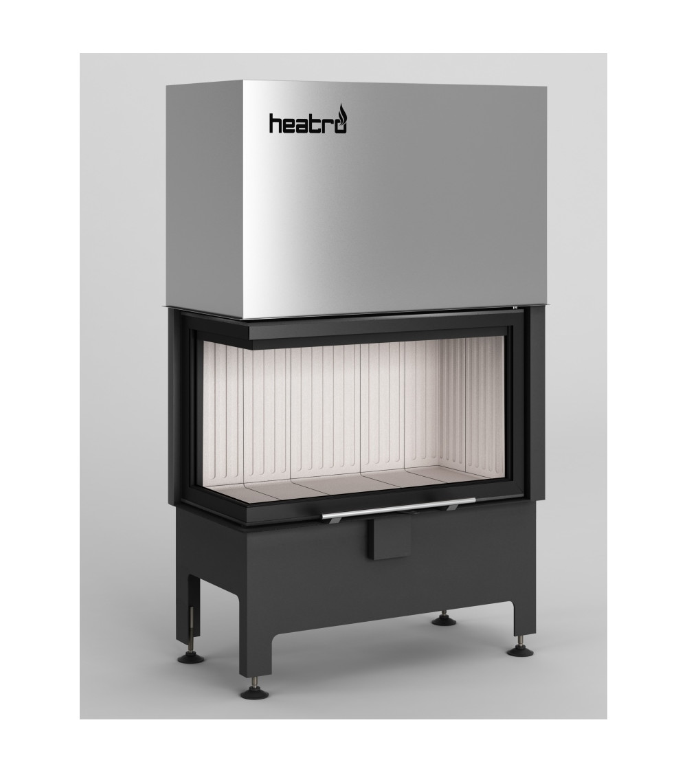 Estufa de leña de esquina Heatro 69LH- 85cm