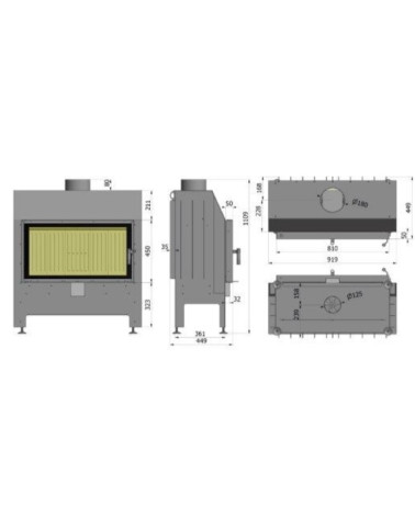copy of Insert à bois Heatro 55